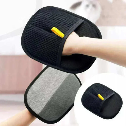 Cat V’s Couch Defender eco-friendly reusable pet hair removal gloves for furniture cleaning and cat scratch deterrent