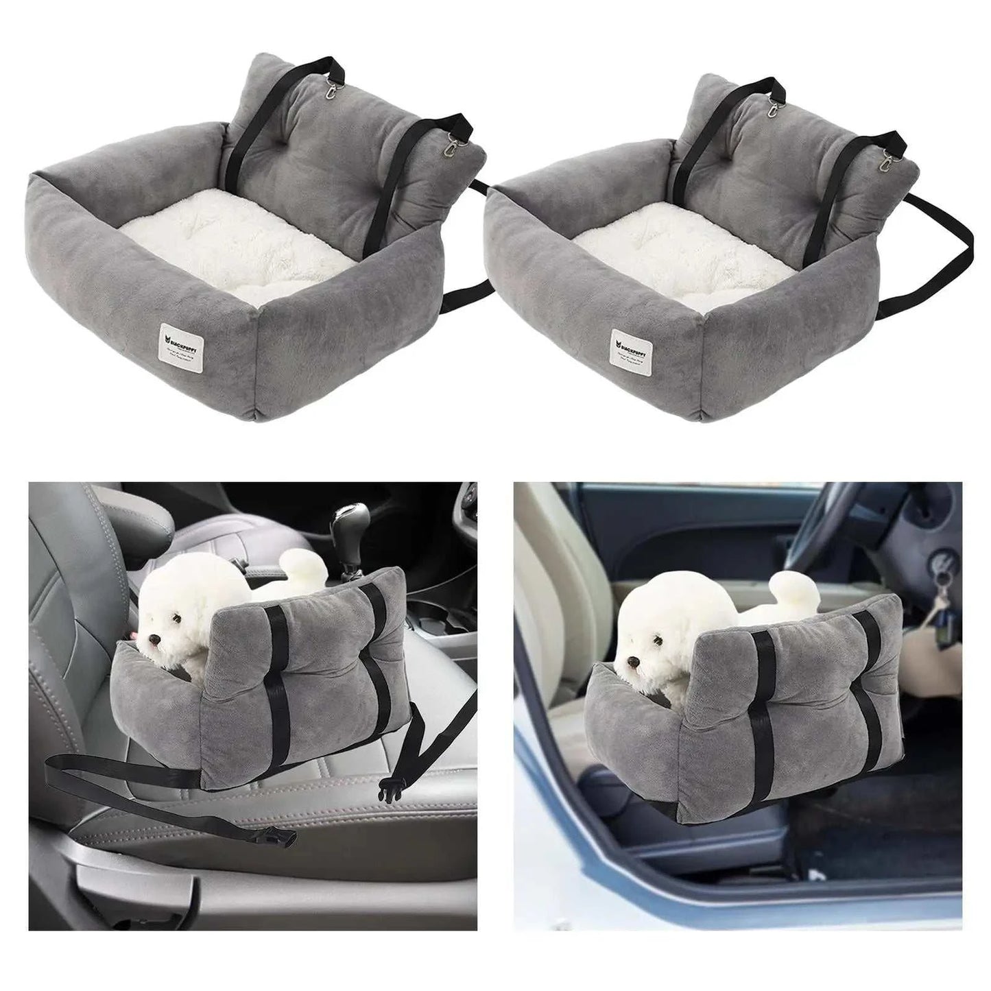 Rear Car Seat with restraint for Dogs