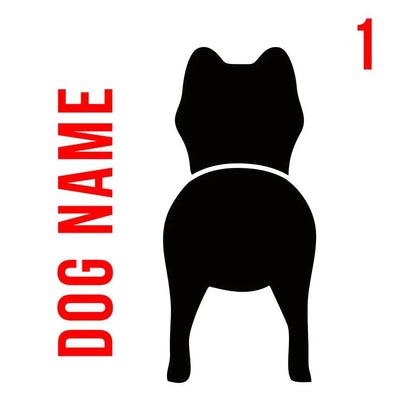 Personalised wooden dog leash rack with custom name engraving and metal hooks mounted on wall