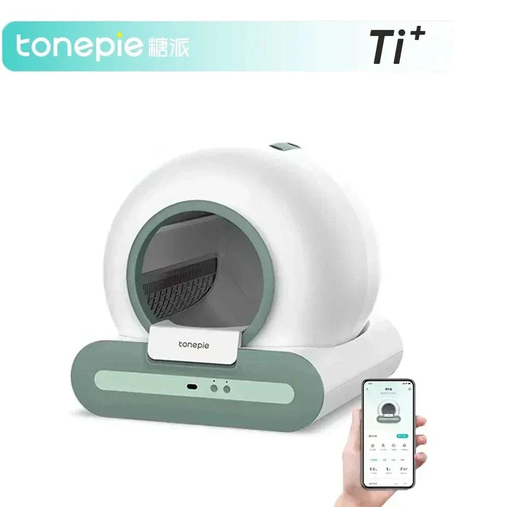 Automatic smart cat litter box with phone app, Australian plug, TONEPIE 2.0 model.