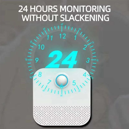 Smart odor purifier with digital display for 24-hour monitoring