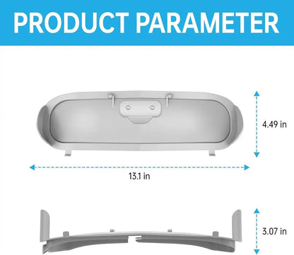 Tonepie Smart Cats Litter Box replacement part in gray with dimensions for automatic cat litter box maintenance