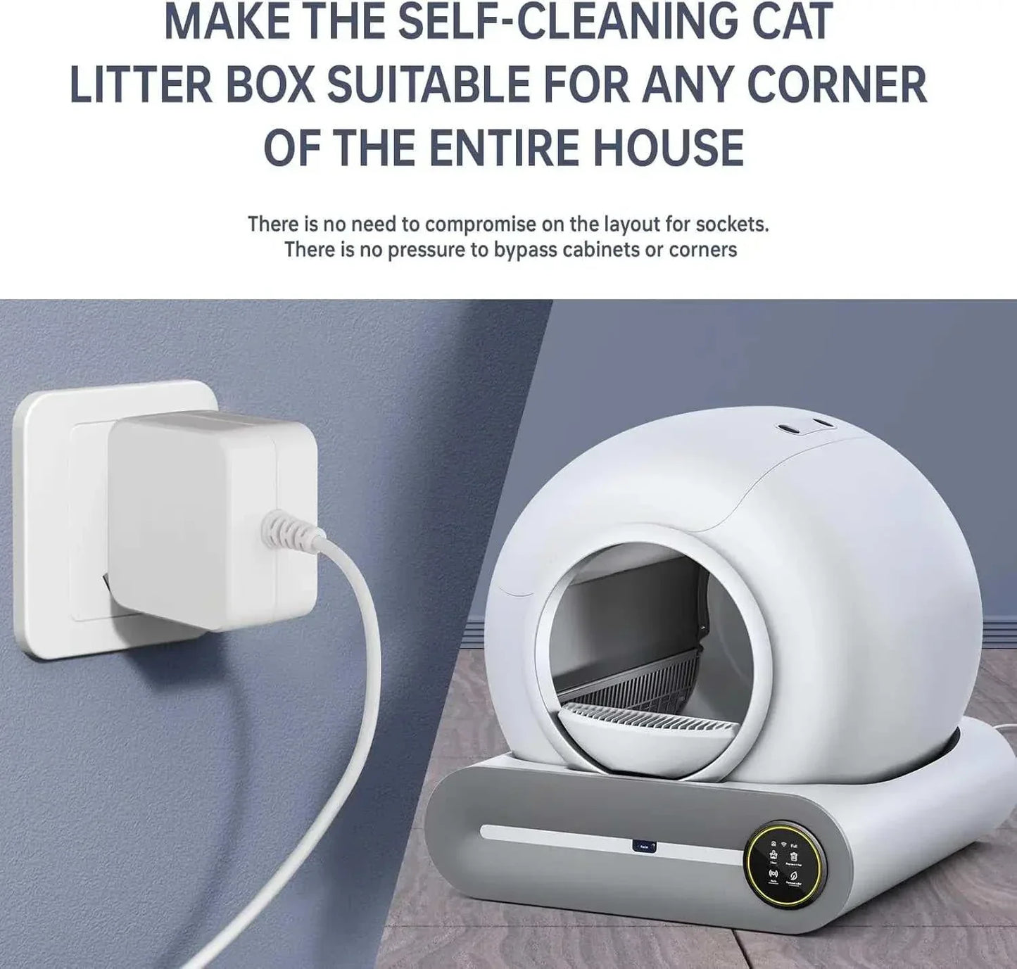 Tonepie Smart Cats Litter Box replacement parts for self-cleaning cat litter box with precise fit and reliable performance