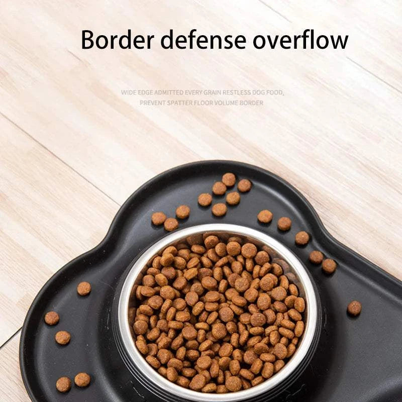 Anti-splash Double Food Bowls