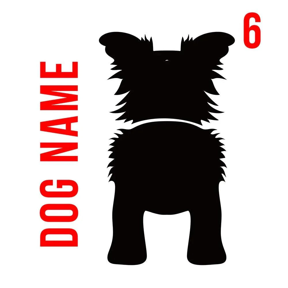 Personalised wooden dog leash wall hook with custom name engraving and metal hook