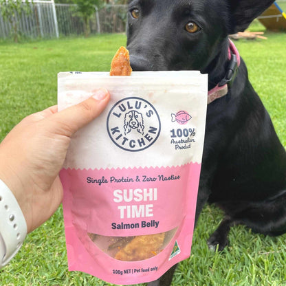 Lulu's Kitchen - Sushi Time - Salmon Belly - Dog Treat