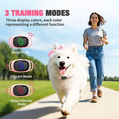 T200 Remote Training Collar waterproof anti bark collar with vibration and beep modes