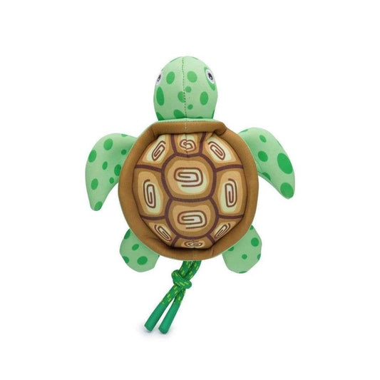 Adorable turtle pool float with vibrant green hues and friendly turtle face, perfect for summer relaxation.