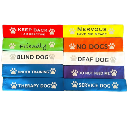 Colorful collection of labeled slips displaying various messages such as "Keep Back," "Nervous," "Friendly," and others, used for sales or project management.