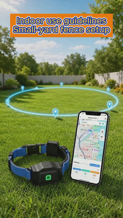 GPS Wireless Dog Fence Collar with Phone App